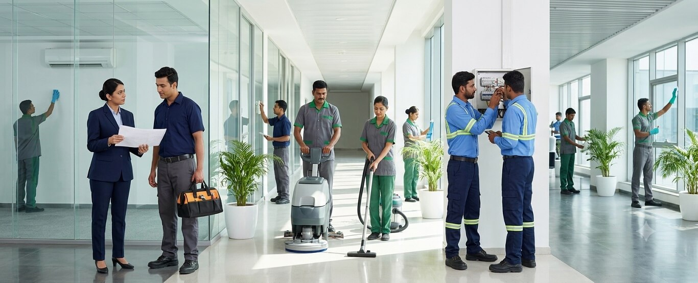 Facility Management Manpower Services in Delhi NCR, Gurgaon, Noida and Faridabad