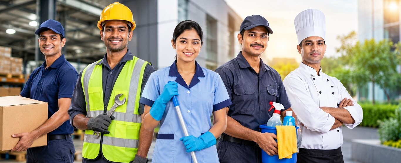 unskilled and semi-skilled manpower services in delhi ncr, gurgaon, noida